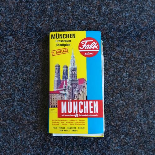 München. Zeer gedetailleerd stadsplan 'Falk'., Dieren en Toebehoren, Reptielen en Amfibieën | Toebehoren, Zo goed als nieuw, Ophalen of Verzenden