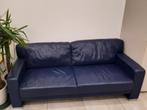Lederen Zetel - Sofa, Banc droit, 200 à 250 cm, Enlèvement, Utilisé