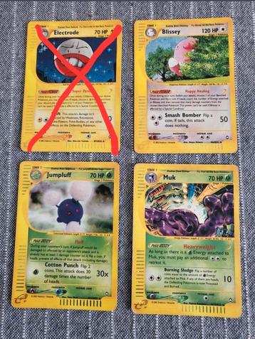 Pokémon 3 kaarten holo Aquapolis  beschikbaar voor biedingen
