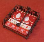 metalen servethouder met scharnierarm (Kerstgeschenk), Enlèvement