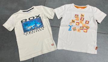 261:  T-Shirts maat 116 ROX en Kaatje