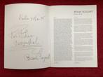 Toewijding BRAM BOGART (1921-2012) en brochure, Ophalen of Verzenden, Zo goed als nieuw