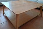 Magnifique table basse en chêne massif 90 x 90 x 40, 50 tot 100 cm, Minder dan 50 cm, Gebruikt, Eikenhout