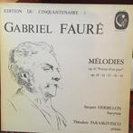 Vinyl LP Gabriel Fauré Mélodies 1974, Kamermuziek, Ophalen of Verzenden