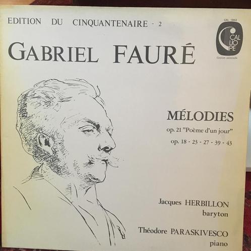 Vinyl LP Gabriel Fauré Mélodies 1974 NM, Cd's en Dvd's, Vinyl | Klassiek, Kamermuziek, Ophalen of Verzenden