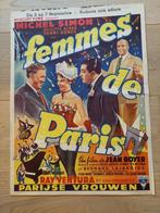 femmes de Paris, Michel Simon, Verzamelen, Posters, Gebruikt, Film en Tv, Verzenden