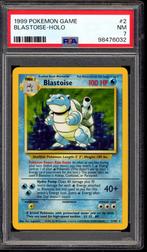 Blastoise Holo PSA 7 - 2/102 - Base Set 1999, Hobby en Vrije tijd, Verzamelkaartspellen | Pokémon, Verzenden, Zo goed als nieuw