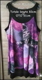 Tuniek jurk MS Mode L 46, Verzenden, Zwart, Maat 46/48 (XL) of groter, Zo goed als nieuw