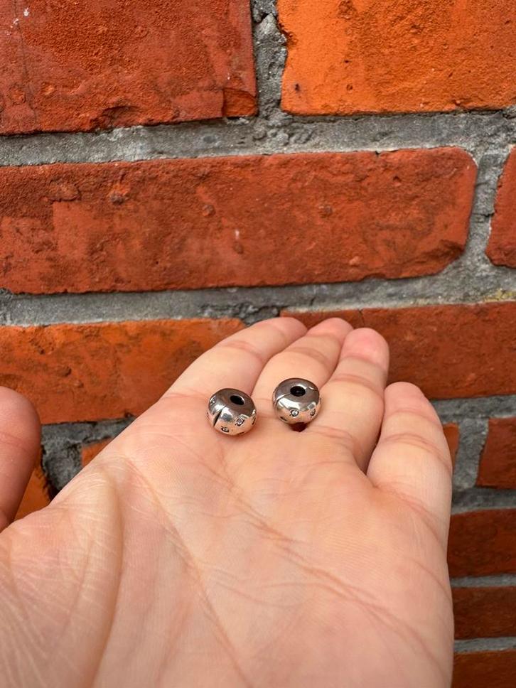 Pandora clips, Handtassen en Accessoires, Bedels, Zo goed als nieuw, Pandora, Ophalen of Verzenden