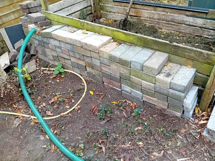 gratis beton klinkers, Tuin en Terras, Tegels en Klinkers, Gebruikt, Klinkers, Beton, 5 tot 10 m², Ophalen