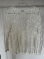 Gebroken witte blouse uit kant, Nieuw, Jubylee, Maat 38/40 (M), Wit