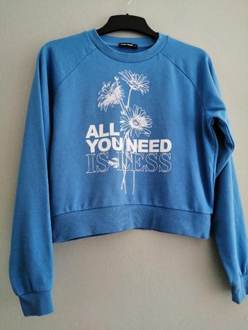 mooie blauwe sweater  Tally Weijl  maat S beschikbaar voor biedingen