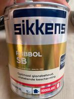 Sikkens rubbol SB crèmewitte hoogglans lak 1liter, Ophalen of Verzenden, Nieuw, Materiaal