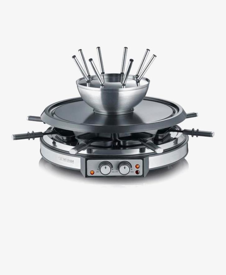 Severin RG2348 is een 2-in-1-combinatie, Elektronische apparatuur, Gourmetstellen, Gebruikt, Ophalen of Verzenden