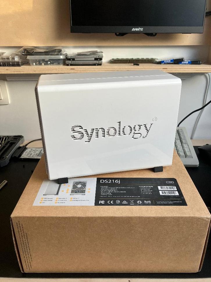 Synology DiskStation DS216j, Computers en Software, NAS, Gebruikt, Ophalen of Verzenden