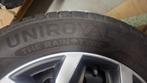 Winterbanden, velgen van plaatstaal en wieldoppen, Ophalen, Gebruikt, 16 inch, Band(en)