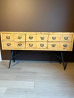 Ladekast - Dutchbone Six Dressoir Hout - 6 laden, Ophalen, 100 tot 150 cm, 5 laden of meer, Zo goed als nieuw