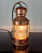 Prachtige vintage scheepslamp Ankerlicht, Antiquités & Art, Antiquités | Bronze & Cuivre, Enlèvement ou Envoi