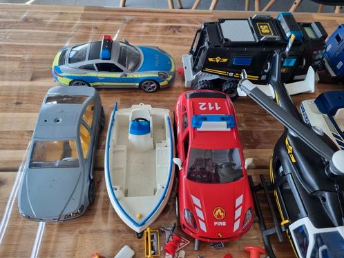 Playmobil politie + brandweer, Kinderen en Baby's, Speelgoed | Playmobil, Gebruikt, Los Playmobil, Ophalen