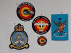Lot 5 autocollants stickers AVIATION militaire armée belge, Verzamelen, Ophalen of Verzenden, Luchtmacht, Embleem of Badge