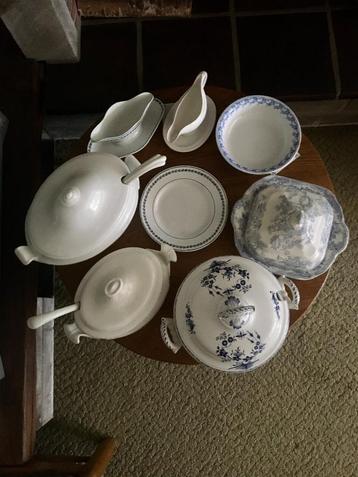 Vaisselle en porcelaine (BOCH, ST AMAND, etc.) - URGENT - NP