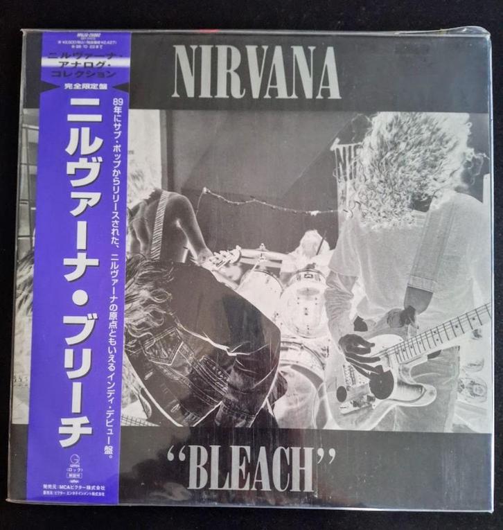 LP - Nirvana - Bleach ( JAPAN RELEASE ), Cd's en Dvd's, Vinyl | Rock, Nieuw in verpakking, Alternative, 12 inch, Ophalen