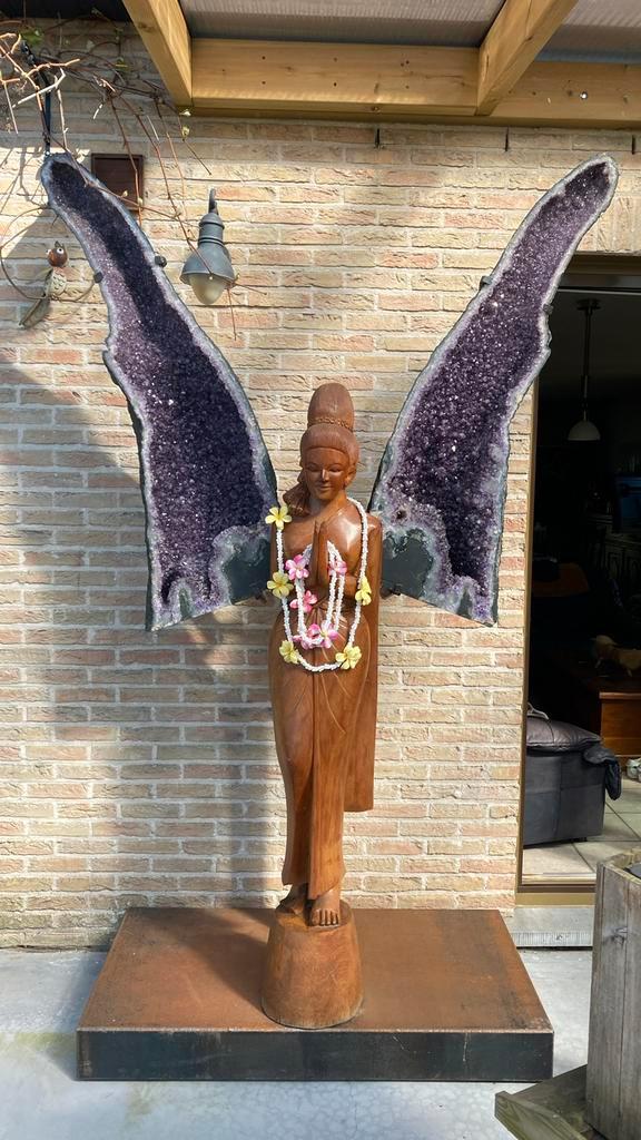 Twin amethist, Antiek en Kunst, Kunst | Beelden en Houtsnijwerken, Ophalen