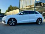 Audi A3 A3 S-TRONIC / CARPLAY / ADAPTIVE CRUIS / BENZINE, Auto's, Audi, Automaat, Stof, Gebruikt, Wit