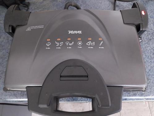 Grill NOVA utilisé 2 fois, Elektronische apparatuur, Contactgrills, Zo goed als nieuw, Uitneembare platen, Vaatmachinebestendige platen