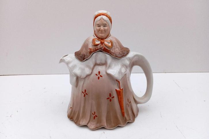 ancienne théière en céramique Staffordshire England, Antiquités & Art, Antiquités | Céramique & Poterie, Enlèvement ou Envoi