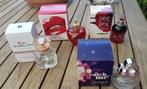 Lot 6 flacons VIDES parfums avec leur boîte à collectionner, Collections, Parfums, Bouteille de parfum, Utilisé, Enlèvement ou Envoi
