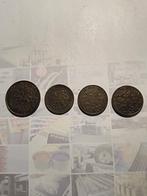 4 anciennes pièces hollandaises en cuivre, Enlèvement ou Envoi, Roi Guillaume III, Autres valeurs, Série