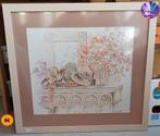 Ingekaderd borduurwerk - MJ Winten 2012, Antiek en Kunst, Kunst | Schilderijen | Klassiek, Ophalen