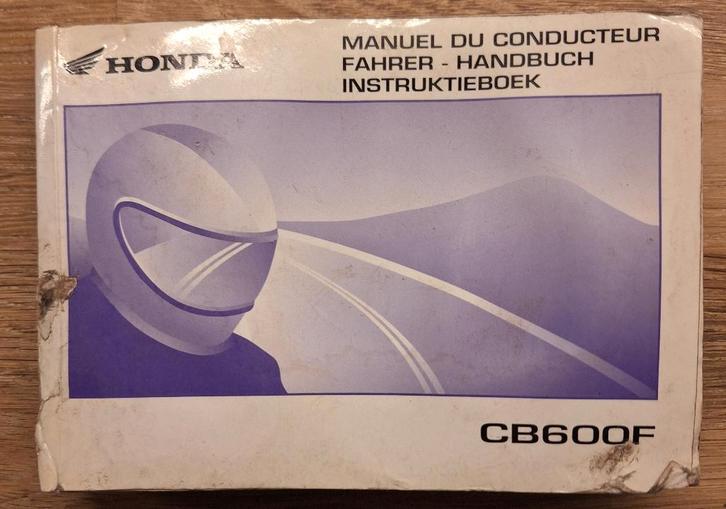 originele handleiding Honda CB600F, Motoren, Handleidingen en Instructieboekjes, Honda, Verzenden