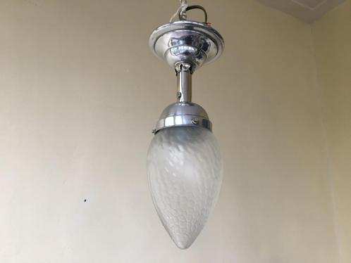 art deco 1930 Hanglamp Lampje Frans erg mooi !!, Antiek en Kunst, Antiek | Verlichting, Ophalen of Verzenden