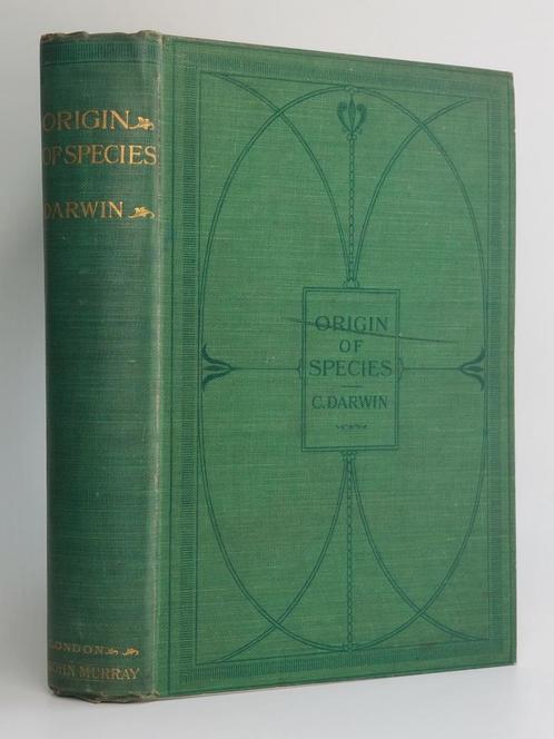 1900 - The Origin of Species by Charles Darwin, M.A., F.R.S., Antiek en Kunst, Antiek | Boeken en Manuscripten, Verzenden