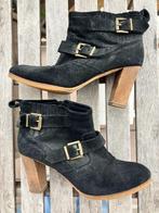 VANESSA BRUNO ATHE T.39 zwarte nubuck leren laarzen, Zwart, Lage of Enkellaarzen, Vanessa Bruno, Ophalen of Verzenden