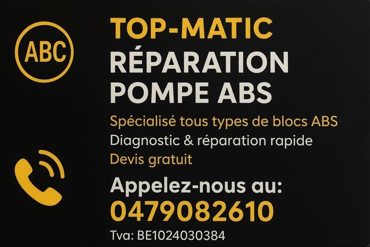 reparation abs, Autos : Divers, Tuning & Styling, Enlèvement ou Envoi