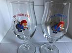 glazen mc chouffe  la chouffe, Ophalen of Verzenden, Overige merken