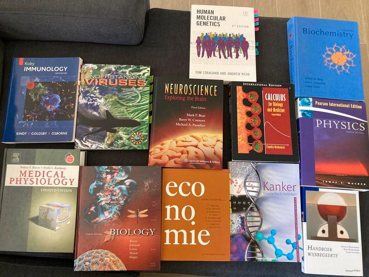 Boeken biomedische wetenschappen, Boeken, Stock en Verzamelingen, Zo goed als nieuw, Ophalen