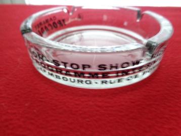 Cendrier publicitaire en verre. Vintage beschikbaar voor biedingen