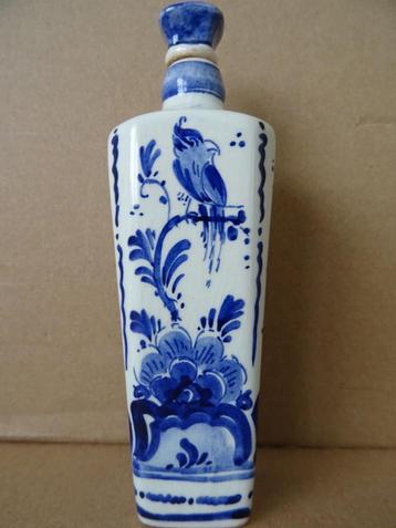 Delfts blauw kannetje flesje 15cm Delfts Holland Handpainted beschikbaar voor biedingen
