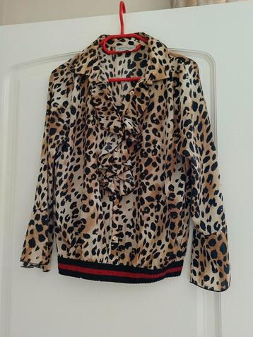 Hemdsblouse tijgerprint AMÉLIE & AMÉLIE  beschikbaar voor biedingen