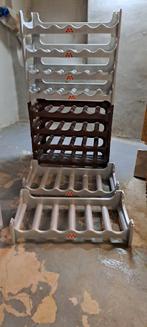 Stapelbaar kunststof wijnrek, Enlèvement, Comme neuf, Synthétique, 25 bouteilles ou plus
