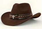 Cowboyhoed Metallic Dubbelgeknoopte Stierenkop Riem (Nieuw), Ophalen of Verzenden, Nieuw, 57 cm (M, 7⅛ inch) of minder, Hoed