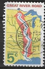 USA 1966 - Yvert 812 - De Great River Road (ST), Timbres & Monnaies, Timbres | Amérique, Affranchi, Envoi