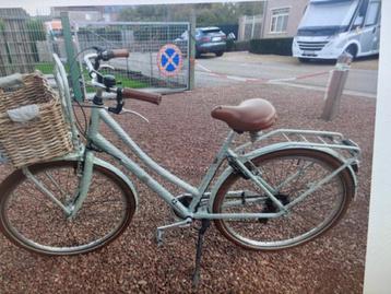 Damesfiets BNB transport Classic mint met bakje beschikbaar voor biedingen