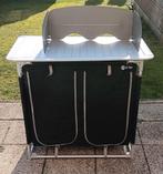 Kampeer keukenkast Berger met spatwanden, Caravans en Kamperen, Ophalen, Zo goed als nieuw, Campingkast