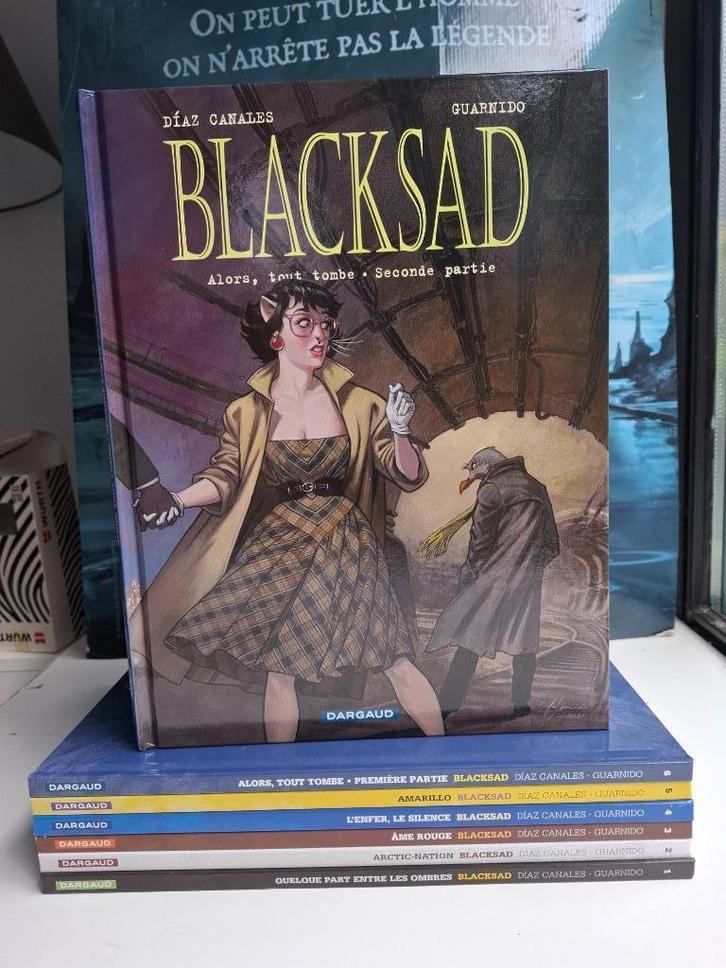 BLACKSAD TOMES 1 à 7 SERIE COMPLETE TBE GUARNIDO EO/REED, Boeken, Stripverhalen, Zo goed als nieuw, Complete serie of reeks, Ophalen of Verzenden