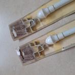 Twee gordijroedes 71- 125cm wit metaal  13mm in verpakking, Huis en Inrichting, Stoffering | Gordijnen en Lamellen, Ophalen, Nieuw